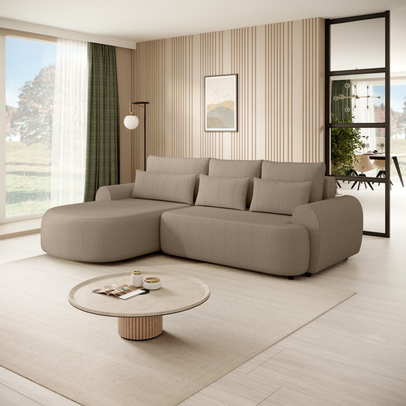 Rohová pohovka OLIVIO s funkcí spaní 🛋️ BeautySofa24.cz