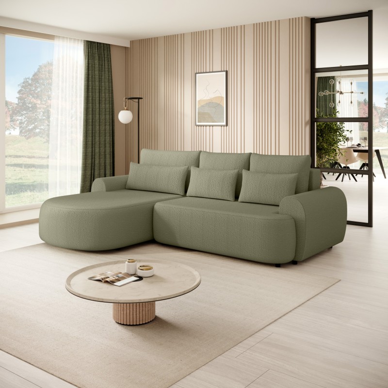 Rohová pohovka OLIVIO s funkcí spaní 🛋️ BeautySofa24.cz