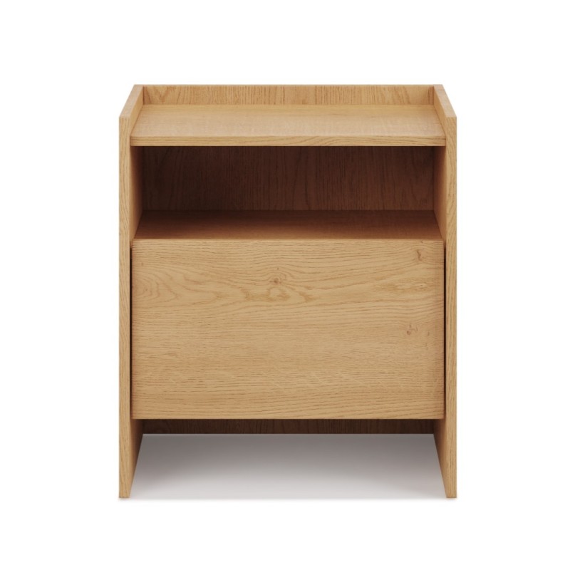 Noční stolek JUNI s 1 zásuvkou – moderní a praktický nábytek do ložnice
