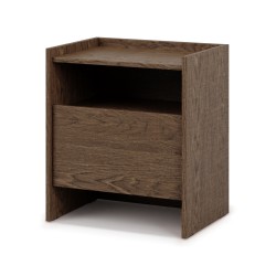 Noční stolek JUNI s 1 zásuvkou – moderní a praktický nábytek do ložnice