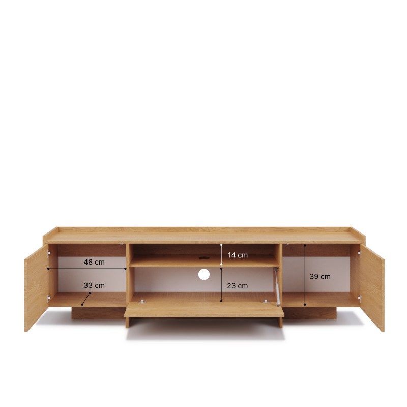 TV stolek JUNI se 3 dvířky