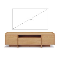 TV stolek JUNI se 3 dvířky