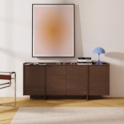 Komoda JUNI se 4 dveřmi | Dub Cremona / Baltic Storm