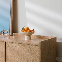 Komoda JUNI se 4 dveřmi | Dub Cremona / Baltic Storm