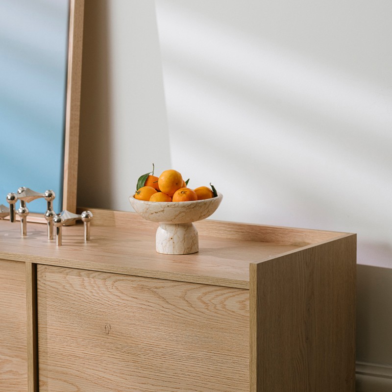 Komoda JUNI se 4 dveřmi | Dub Cremona / Baltic Storm