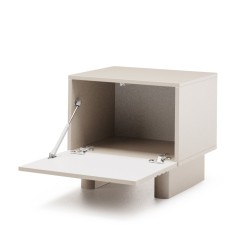 Noční stolek TORINO s 1 dveřmi | Kašmír