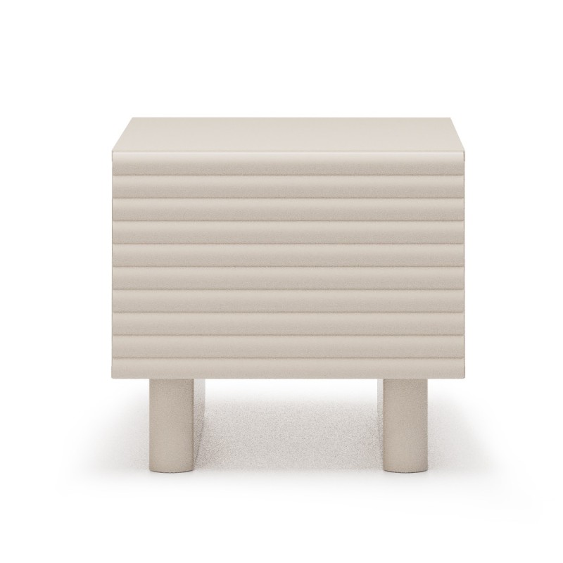 Noční stolek TORINO s 1 dveřmi | Kašmír