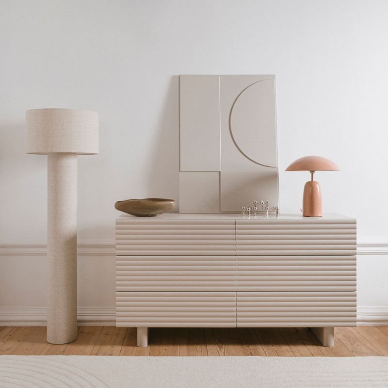 Komoda TORINO se 6 zásuvkami | Kašmír