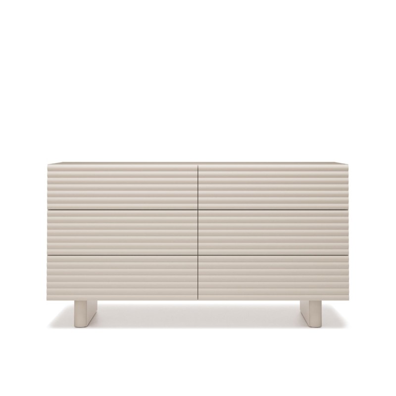 Komoda TORINO se 6 zásuvkami | Kašmír