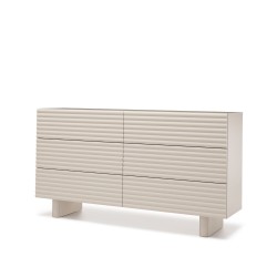 Komoda TORINO se 6 zásuvkami | Kašmír