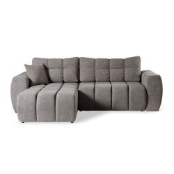 Rohová pohovka FERIO - pohovka s funkcí spaní a univerzálním otomanem