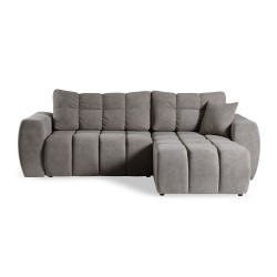 Rohová pohovka FERIO - pohovka s funkcí spaní a univerzálním otomanem