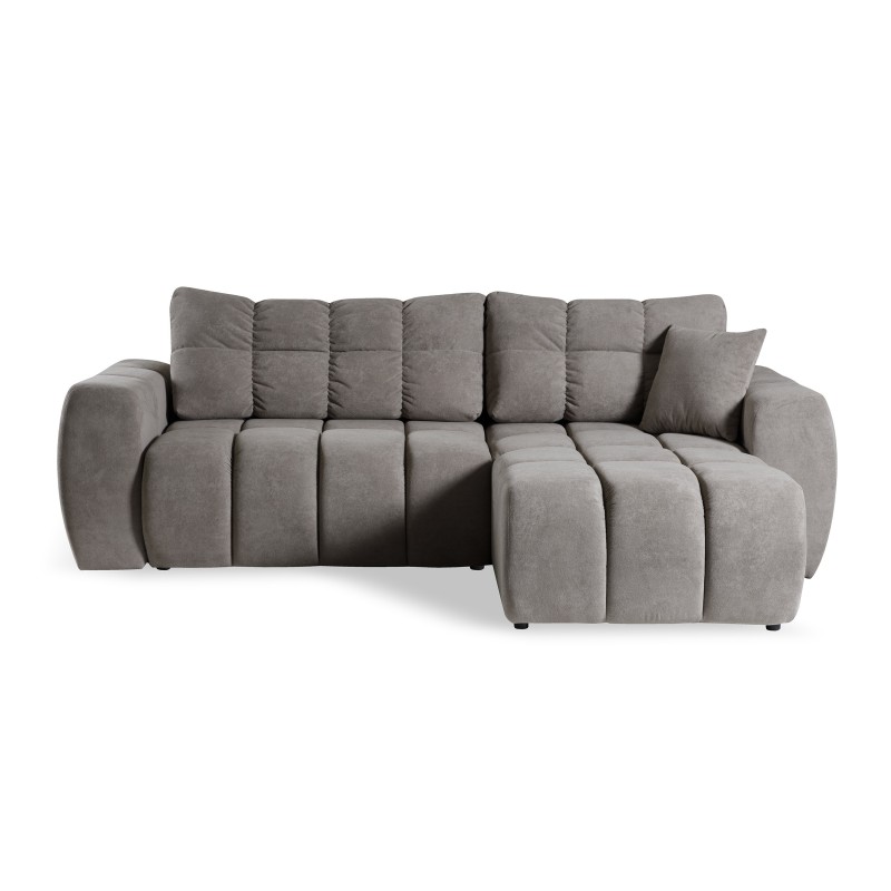 Rohová pohovka FERIO - pohovka s funkcí spaní a univerzálním otomanem