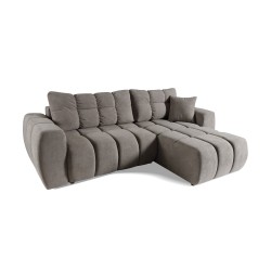 Rohová pohovka FERIO - pohovka s funkcí spaní a univerzálním otomanem