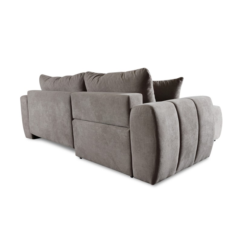 Rohová pohovka FERIO - pohovka s funkcí spaní a univerzálním otomanem