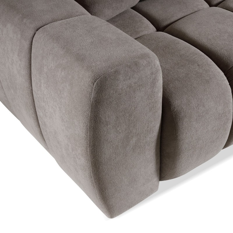 Rohová pohovka FERIO - pohovka s funkcí spaní a univerzálním otomanem