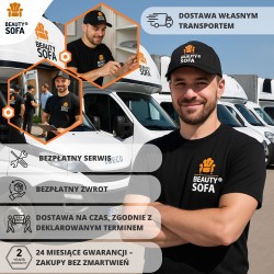 Rohová pohovka FERIO - pohovka s funkcí spaní a univerzálním otomanem