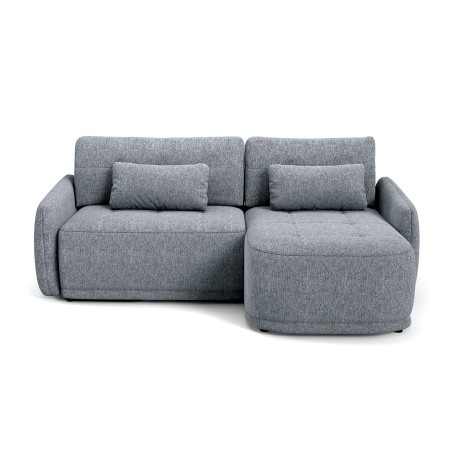 Rohová pohovka KAVI - pohovka s funkcí spaní a univerzálním otomanem