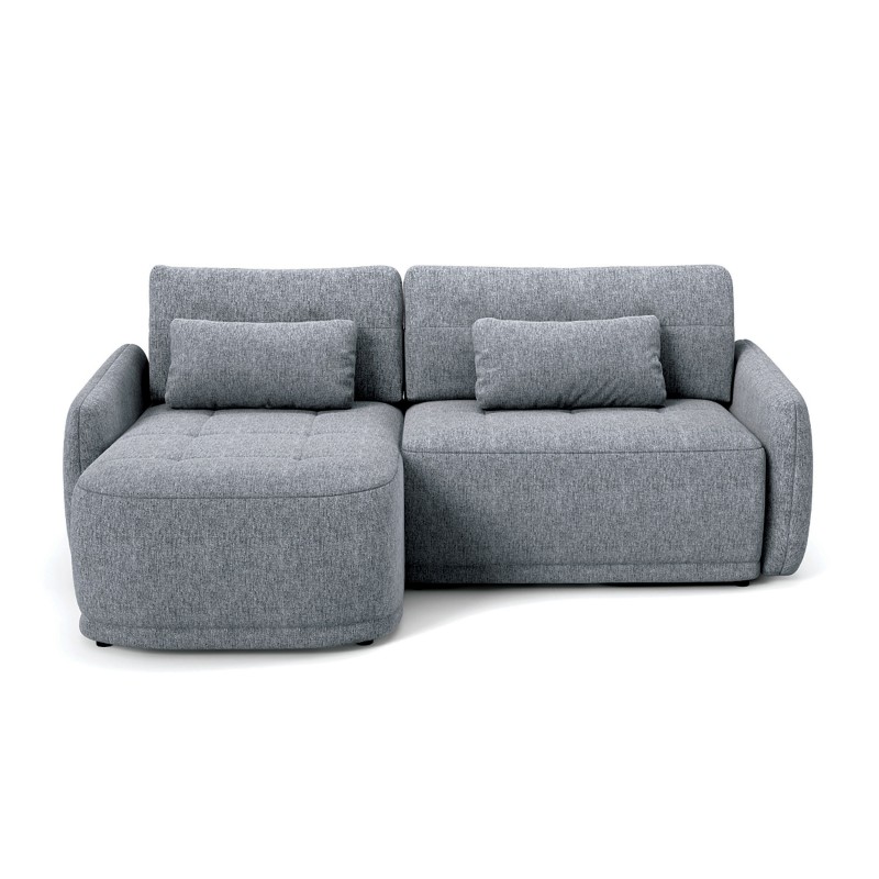 Rohová pohovka KAVI - pohovka s funkcí spaní a univerzálním otomanem