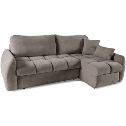 Rohová pohovka GLAVI s funkcí spaní a kontejnerem na lůžkoviny - pohodlí a styl