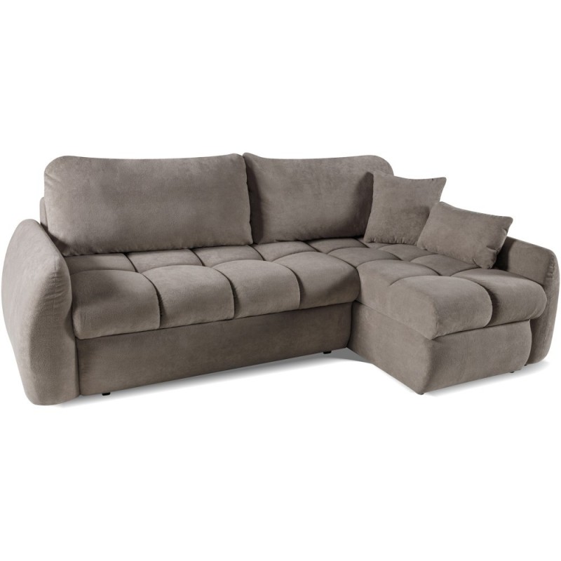 Rohová pohovka GLAVI s funkcí spaní a kontejnerem na lůžkoviny - pohodlí a styl