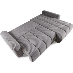 Rohová pohovka CAVO s funkcí spaní a úložným boxem - moderní design a pohodlí