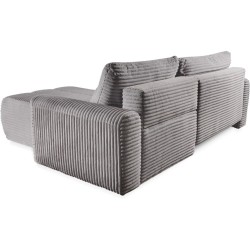 Rohová pohovka CAVO s funkcí spaní a úložným boxem - moderní design a pohodlí