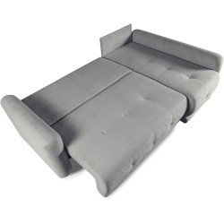 Rohová pohovka VERO s funkcí spaní a úložným boxem - moderní design a pohodlí