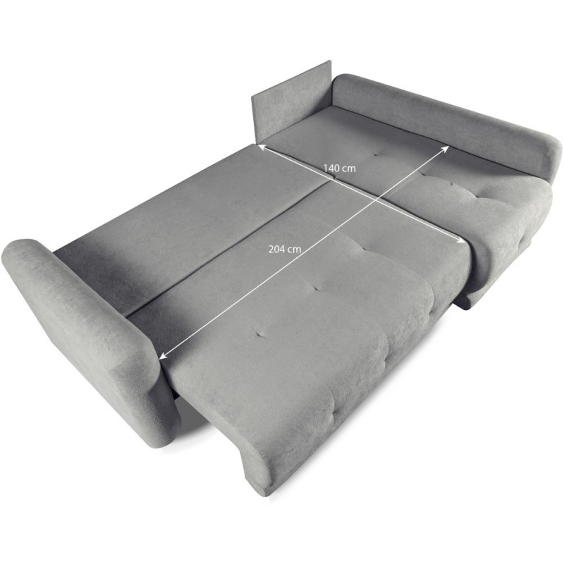 Rohová pohovka VERO s funkcí spaní a úložným boxem - moderní design a pohodlí