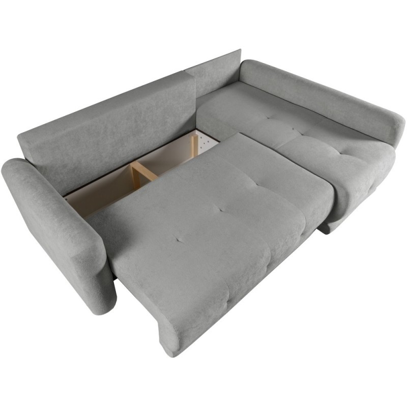 Rohová pohovka VERO s funkcí spaní a úložným boxem - moderní design a pohodlí
