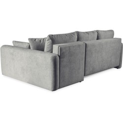 Rohová pohovka VERO s funkcí spaní a úložným boxem - moderní design a pohodlí