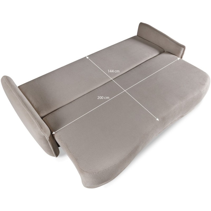 Třímístná pohovka PURO s funkcí spaní a úložným prostorem - elegance a pohodlí