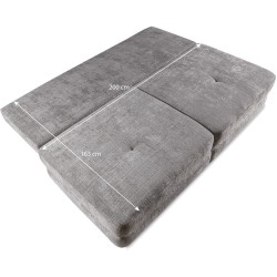 Třímístná pohovka RAVO s funkcí spaní a kontejnerem - elegantní a pohodlná