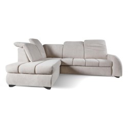 Rohová pohovka ONEL s funkcí spaní a nastavitelnými opěrkami hlavy - pohodlí a moderní design