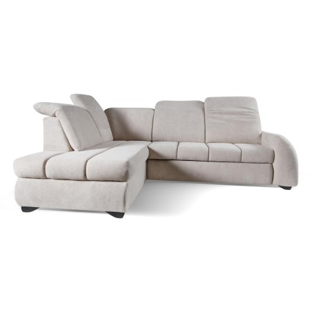 Rohová pohovka ONEL s funkcí spaní a nastavitelnými opěrkami hlavy - pohodlí a moderní design