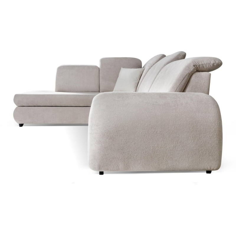 Rohová pohovka ONEL s funkcí spaní a nastavitelnými opěrkami hlavy - pohodlí a moderní design