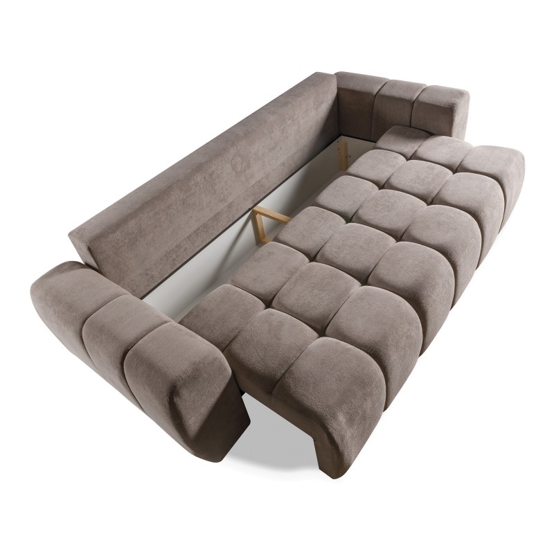 Třímístná pohovka FAVI s funkcí spaní a úložným boxem - moderní komfort