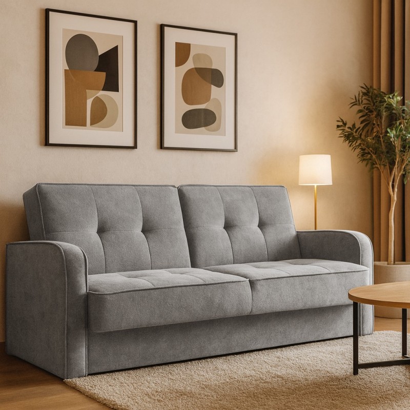 Třímístná pohovka PAVO s funkcí spaní a kontejnerem