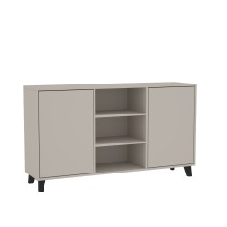 Dvoudveřová komoda HOME s policemi - moderní a funkční