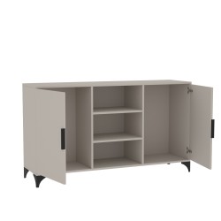 Dvoudveřová komoda HOME s policemi - moderní a funkční