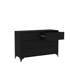 HOME Komoda se 6 zásuvkami - moderní, prostorná, praktická