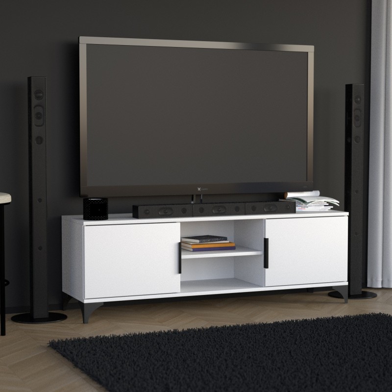 HOME Dvoudveřová RTV skříňka - moderní, funkční