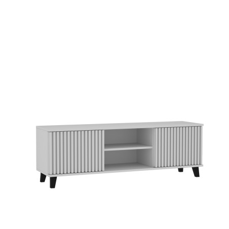 HOME Dvoudveřová RTV skříňka s lištami - moderní, funkční