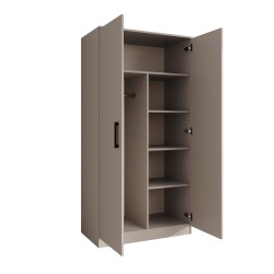 Závěsná skříň TREND 90 cm - moderní, prostorná, s tyčí a policemi