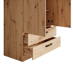 TREND 90 cm výklopná šatní skříň se zásuvkami - funkční a moderní