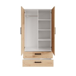 TREND 90 cm výklopná šatní skříň se zásuvkami - funkční a moderní