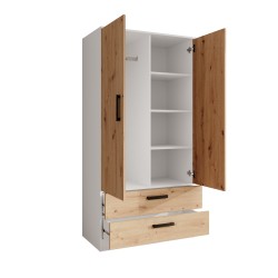 TREND 90 cm výklopná šatní skříň se zásuvkami - funkční a moderní