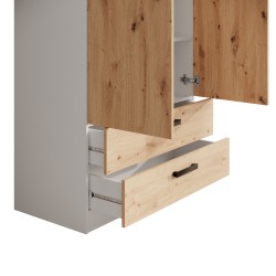 TREND 90 cm výklopná šatní skříň se zásuvkami - funkční a moderní