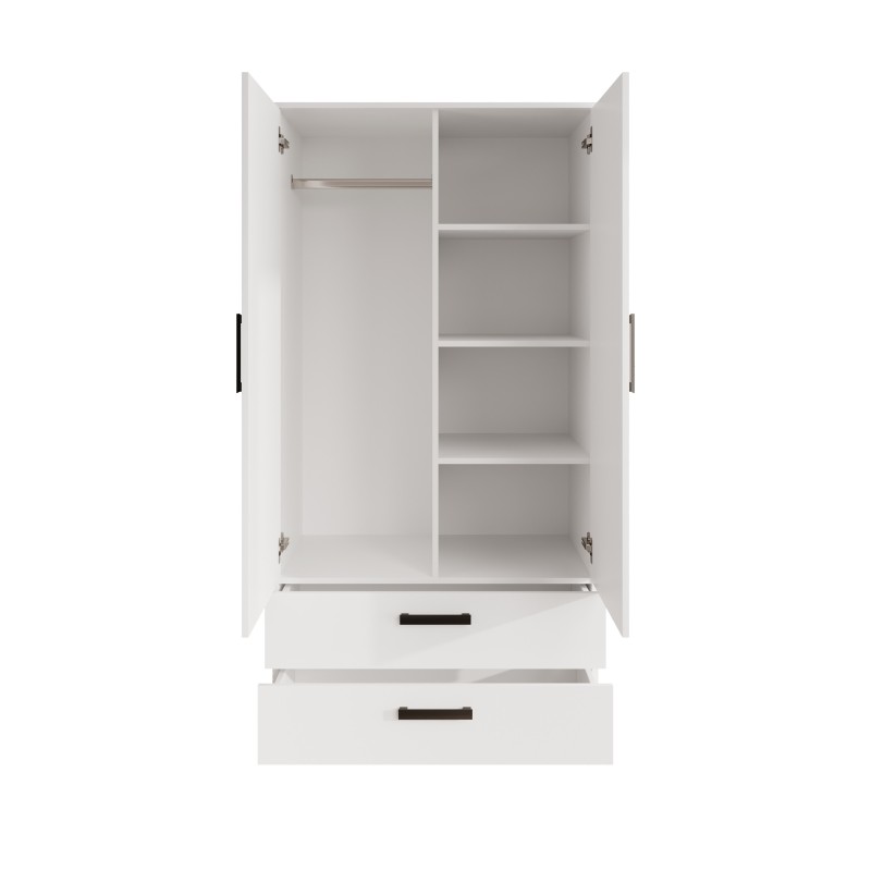 TREND 90 cm výklopná šatní skříň se zásuvkami - funkční a moderní