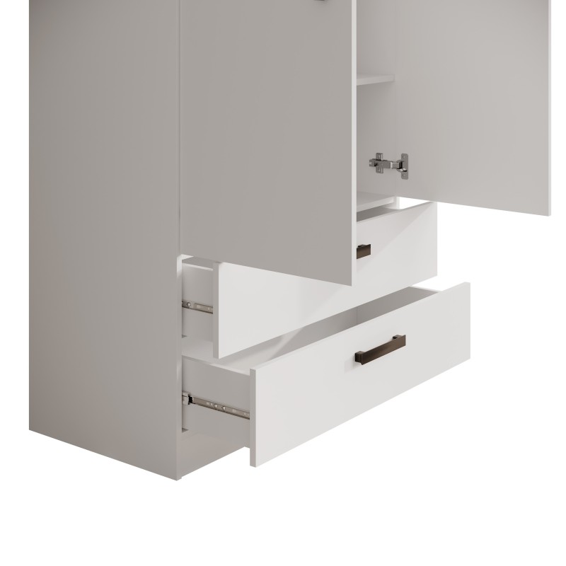 TREND 90 cm výklopná šatní skříň se zásuvkami - funkční a moderní